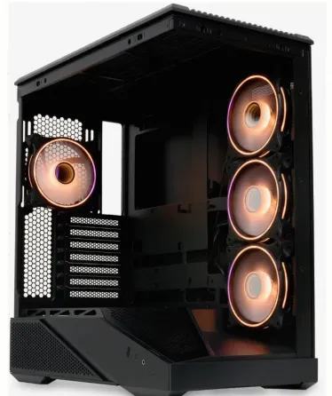 Корпус Hspd f711-tgbk-argb Black - арт:3559 Макеевка
