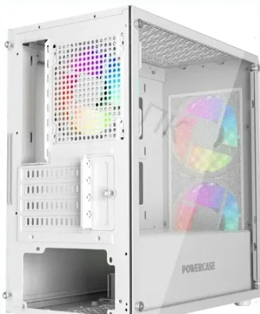 Корпус Powercase Mistral Micro a3w Argb, Tempered Glass, 2x 140mm Argb Pwm+1x 120mm Argb - арт:6205 Макеевка