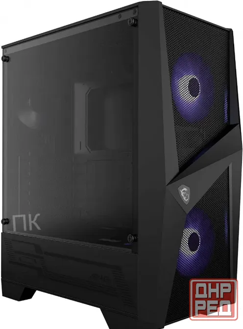 Корпус Atx Msi Mag Forge 100m Без бп чёрный - арт:8473 Макеевка - изображение 1