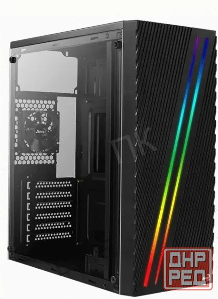Корпус Aerocool Streak-a-bk-v1 Черный Без бп Atx 1x80mm 2xusb2.0 1xusb3.0 Audio - арт:6196 Макеевка - изображение 1