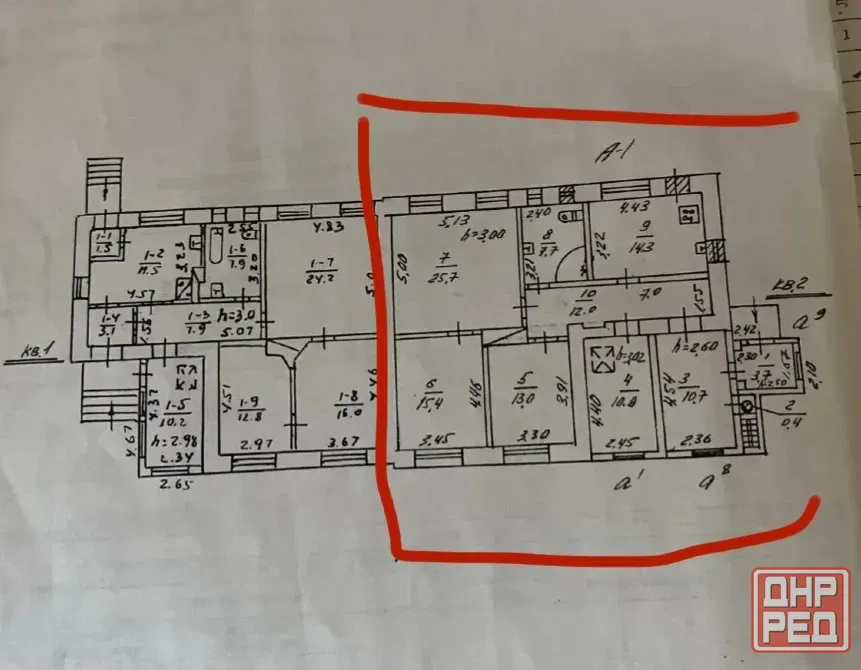 4х комн. Дом 114м.кв., Центр. канализация, Газ. отопл., Семашко / Кронштадтская Донецк - изображение 12