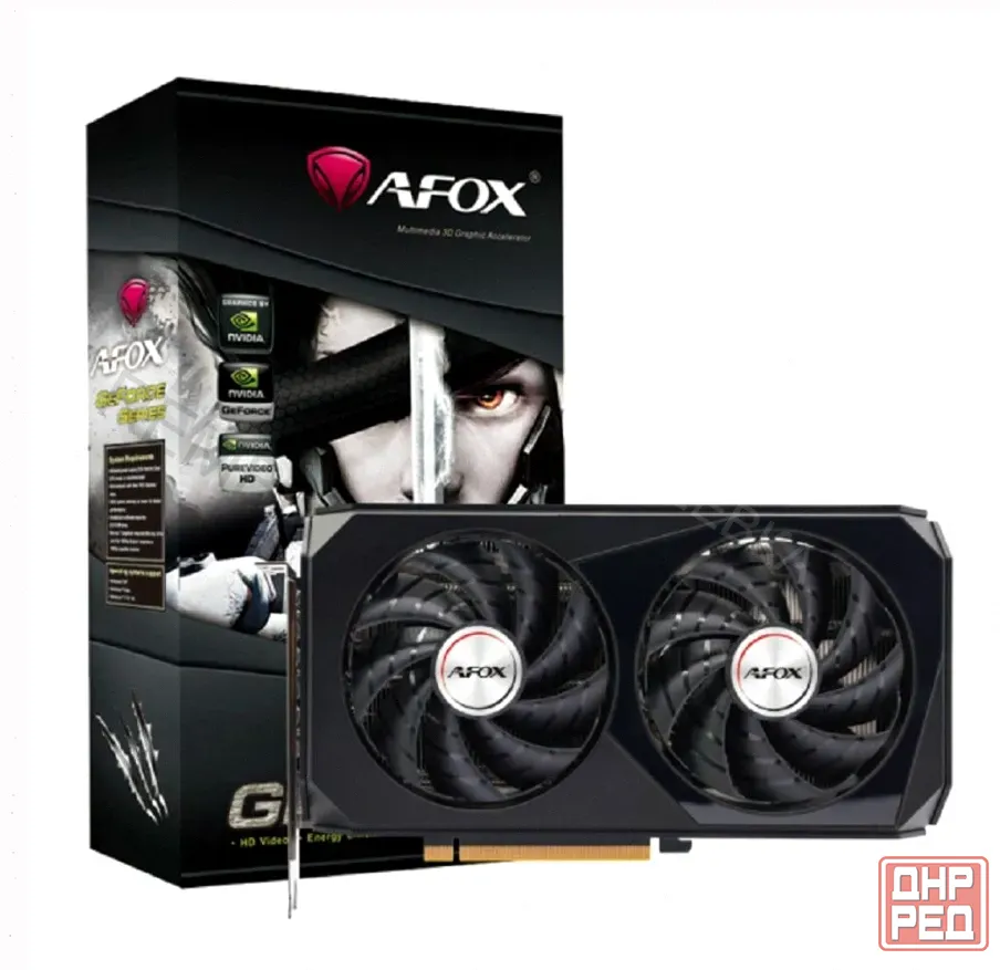 Afox Видеокарта Geforce Rtx3060 12gb 192bit Gddr6 3xdp Hdmi 2fan af3060 - 12gd6h7 - v4 Rt - арт:7780 Макеевка - изображение 1