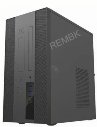 Корпус Mini-tower Powerman (ek303bk) Без бп, Mini Itx, Black, no Led. - арт:1837 Макеевка