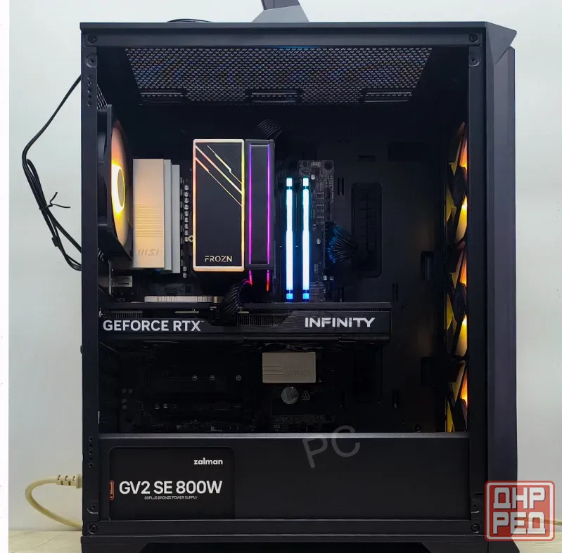 Игровой Компьютер Byte-ironfortress | Amd Ryzen 5 7500f (6ядер/12потоков) | 800 вт | Nvme - арт:4378 Макеевка - изображение 2