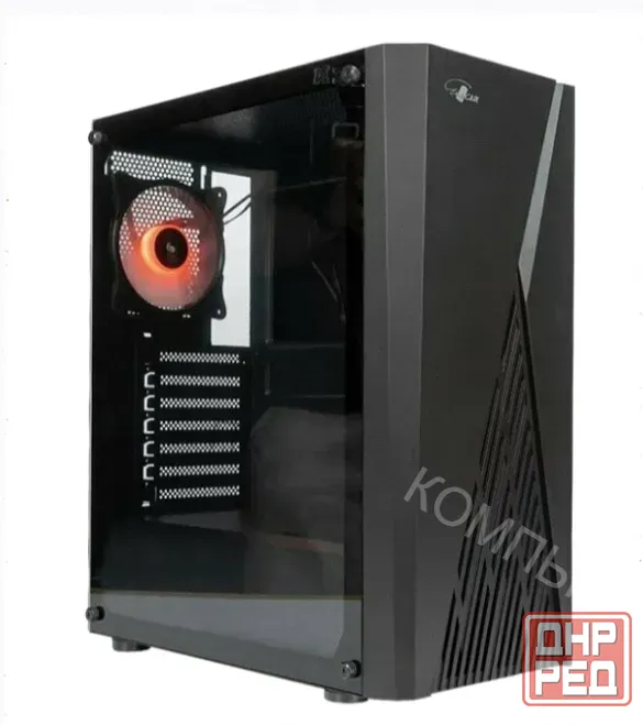 Компьютерный Корпус Atx Eurocase a39 Argb Черный Без бп Закаленное Стекло Usb 3.0 - арт:2024 Макеевка - изображение 1