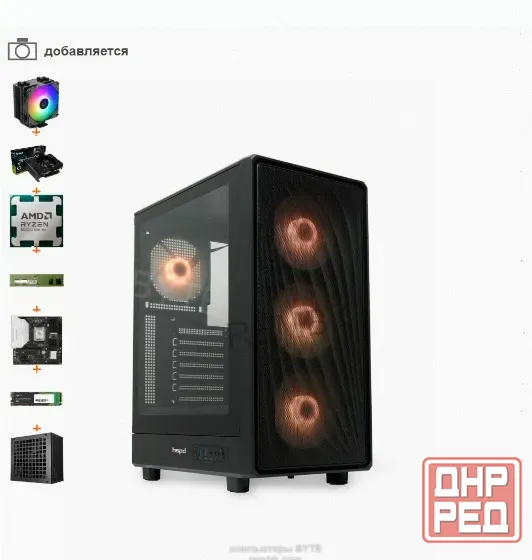 Игровой Компьютер Byte-valhallacore| Amd Ryzen 5 8400f (6ядер/12потоков) | 650w | Ssd m.2 - арт:2713 Макеевка - изображение 1
