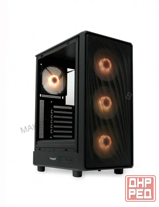 Корпус Для пк Без бп Hspd m510 Black (m510-tgbk-argb) - арт:9217 Макеевка - изображение 2