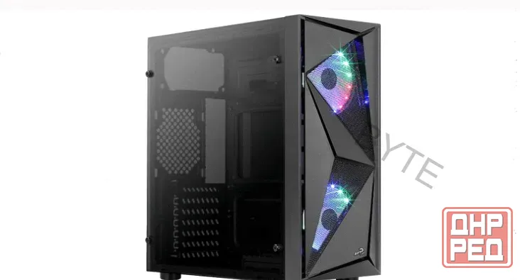 Корпус Atx Miditower Aerocool (formula) Glider Cosmo-g-bk-v1 Black - арт:8712 Макеевка - изображение 1