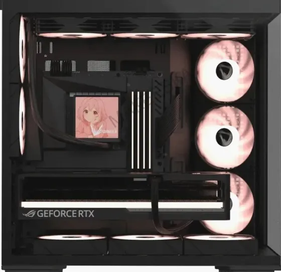 Корпус Formula Crystal z7 Черный Без бп Atx 11x120mm 4x140mm - арт:2545 Макеевка