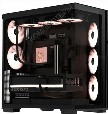 Корпус Formula Crystal z7 Черный Без бп Atx 11x120mm 4x140mm - арт:2545 Макеевка