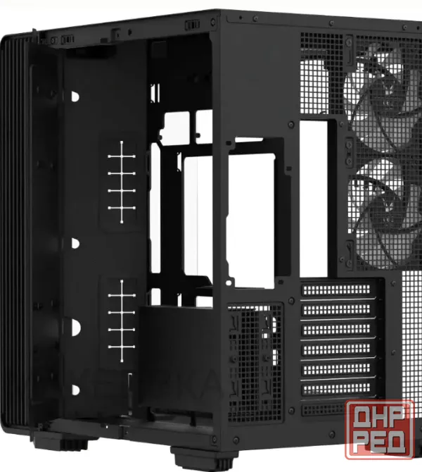 Корпус Formula Crystal z7 Черный Без бп Atx 11x120mm 4x140mm - арт:2545 Макеевка - изображение 3