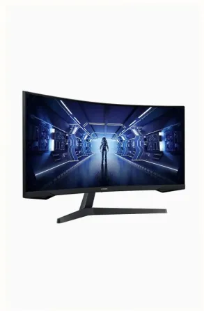Игровой Монитор 34" Samsung Odyssey g5 c34g55twwi, 3440х1440, 165 гц, va, Изогнутый, Черн - арт:2504 Макеевка