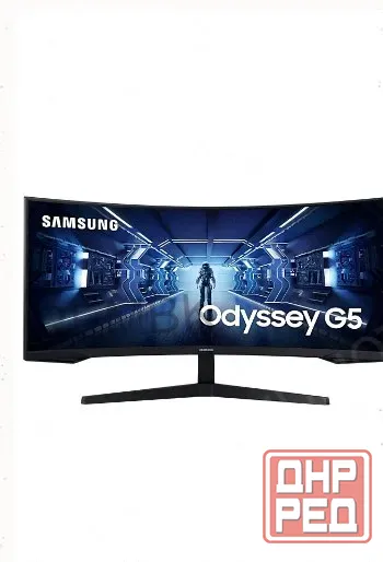 Игровой Монитор 34" Samsung Odyssey g5 c34g55twwi, 3440х1440, 165 гц, va, Изогнутый, Черн - арт:2504 Макеевка - изображение 1