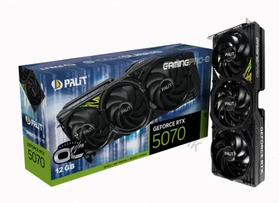Видеокарта Palit Geforce Rtx 5070 Gamingpro-s oc 12gb (ne75070t19k9-gb2050u) - арт:5164 Макеевка