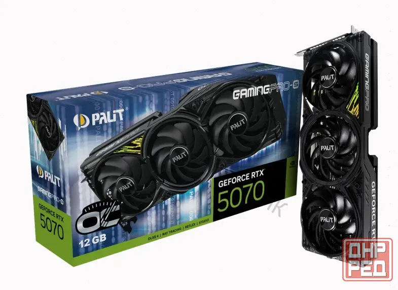 Видеокарта Palit Geforce Rtx 5070 Gamingpro-s oc 12gb (ne75070t19k9-gb2050u) - арт:5164 Макеевка - изображение 1