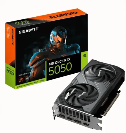 Видеокарта Gigabyte Nvidia Geforce Rtx 5050 Windforce oc 8g(gv-n5050wf2oc-8gd) - арт:2944 Макеевка