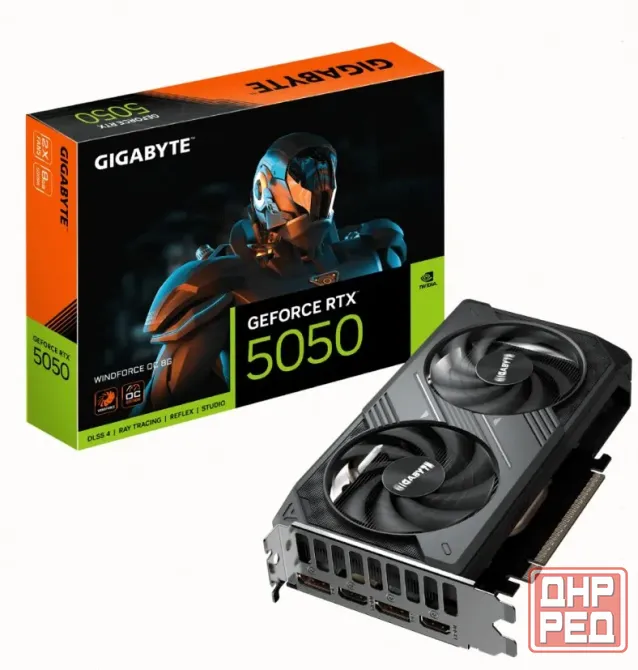 Видеокарта Gigabyte Nvidia Geforce Rtx 5050 Windforce oc 8g(gv-n5050wf2oc-8gd) - арт:2944 Макеевка - изображение 1