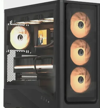 Корпус Formula Air Power g9 pa Duo, Midi-tower, Без бп, Черный - арт:3920 Макеевка