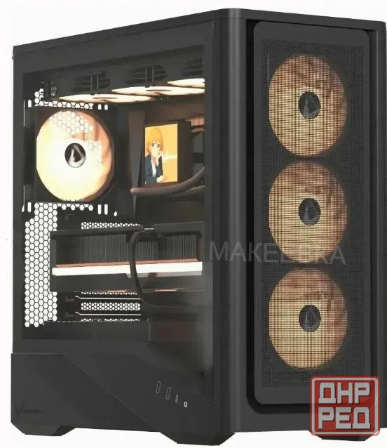 Корпус Formula Air Power g9 pa Duo, Midi-tower, Без бп, Черный - арт:3920 Макеевка - изображение 4