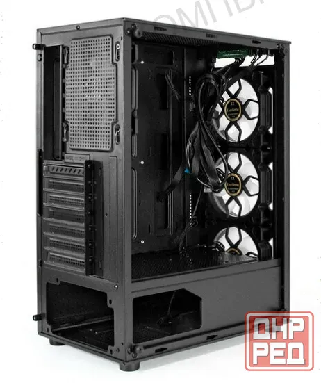 Корпус Midi-tower Exegate [i3 Base ex294967rus] Atx, Без бп, Черный - арт:4557 Макеевка - изображение 2