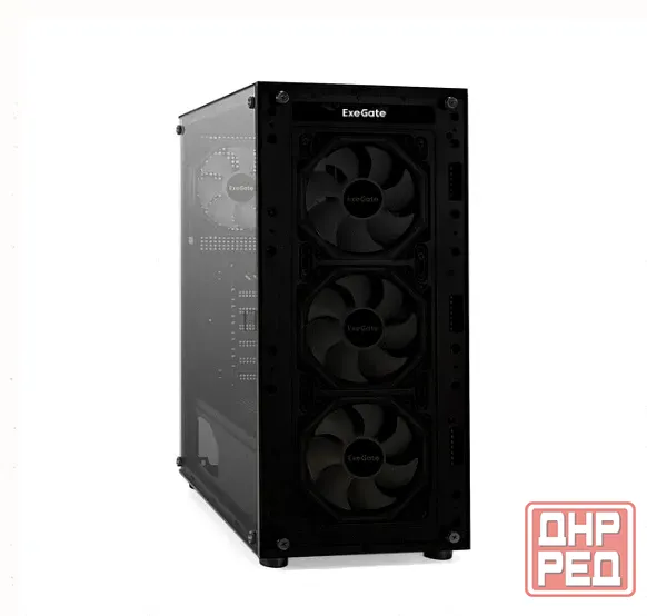 Корпус Midi-tower Exegate [i3 Base ex294967rus] Atx, Без бп, Черный - арт:4557 Макеевка - изображение 3