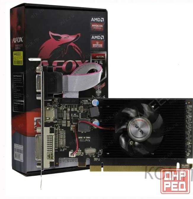 Видеокарта Afox Radeon r5 230 2048mb lp Single Fan (afr5230-2048d3l5) - арт:9645 Макеевка - изображение 2