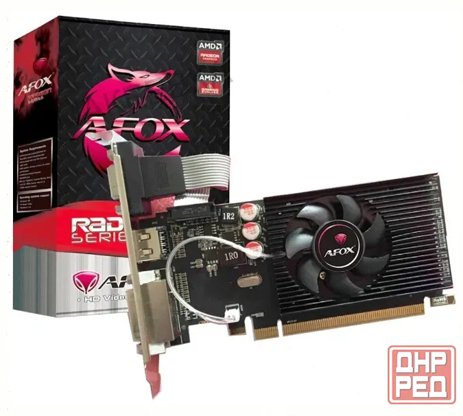 Видеокарта Afox Radeon r5 230 2048mb lp Single Fan (afr5230-2048d3l5) - арт:9645 Макеевка - изображение 1