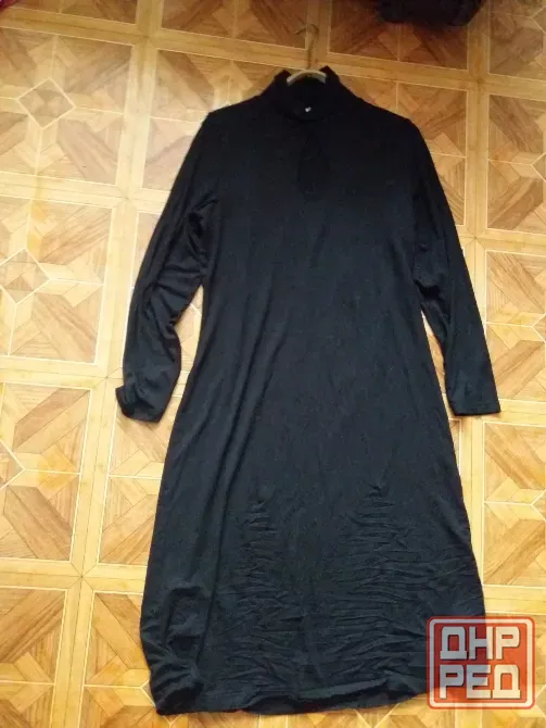 Продам длинное платье черное р. 52-54 Донецк - изображение 5