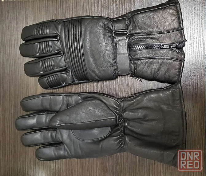 Мото перчатки кожа зима осень XL Донецк - изображение 1