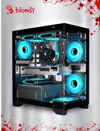 Компьютерный Корпус Matx Bloody bd-cc103 Черный (bd-cc103-bk) - арт:3971 Макеевка