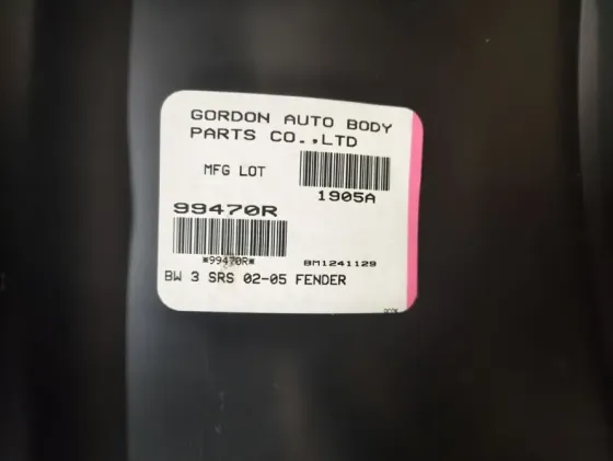 Крыло переднее правое Bmw E46 Седан 99470R gordon Донецк