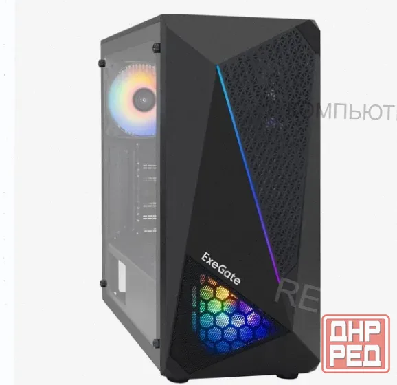 Корпус Miditower Exegate Evo-8225 Atx, Без бп, Черный ex292858rus - арт:6199 Макеевка - изображение 1