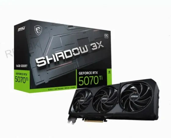 Видеокарта Msi Rtx 5070 ti 16g Shadow 3x oc Pcie16 - арт:2105 Макеевка