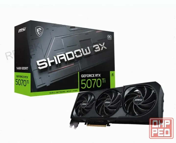 Видеокарта Msi Rtx 5070 ti 16g Shadow 3x oc Pcie16 - арт:2105 Макеевка - изображение 2