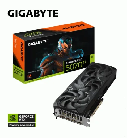 Видеокарта Gigabyte Geforce Rtx 5070 ti Windforce Sff 16gb (gv-n507twf3-16gd) - арт:7248 Макеевка