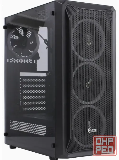Корпус Mid-tower Powercase Mistral z4 Mesh Led Черный Cmizb-l4 - арт:3052 Макеевка - изображение 4