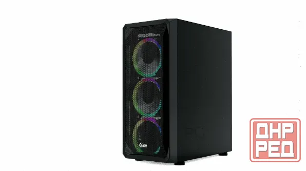 Корпус Mid-tower Powercase Mistral z4 Mesh Led Черный Cmizb-l4 - арт:3052 Макеевка - изображение 2