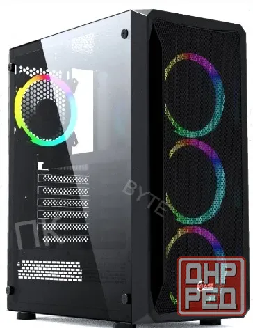 Корпус Mid-tower Powercase Mistral z4 Mesh Led Черный Cmizb-l4 - арт:3052 Макеевка - изображение 1