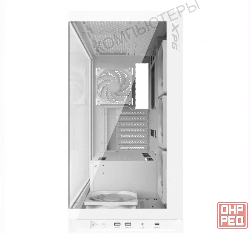 Компьютерный Корпус Xpg Invader x White (invaderxmt-whcww) Mid-tower Gaming Atx pc Case w - арт:4207 Макеевка - изображение 4