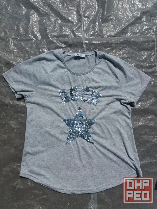 Продам футболку серую р. xl Донецк - изображение 1