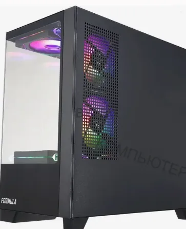 Корпус Matx Formula Crystal z1m, Mini-tower, Без бп, Черный [cristal z1m] - арт:1231 Макеевка