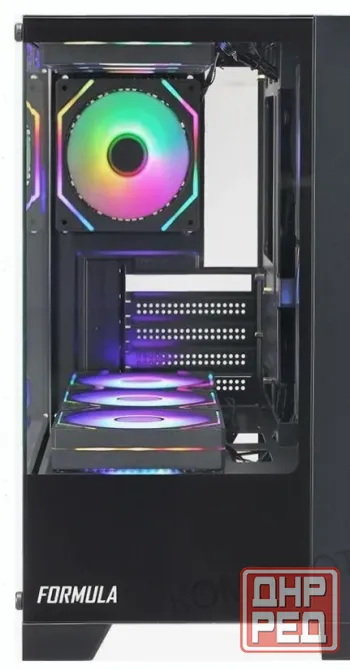 Корпус Matx Formula Crystal z1m, Mini-tower, Без бп, Черный [cristal z1m] - арт:1231 Макеевка - изображение 4