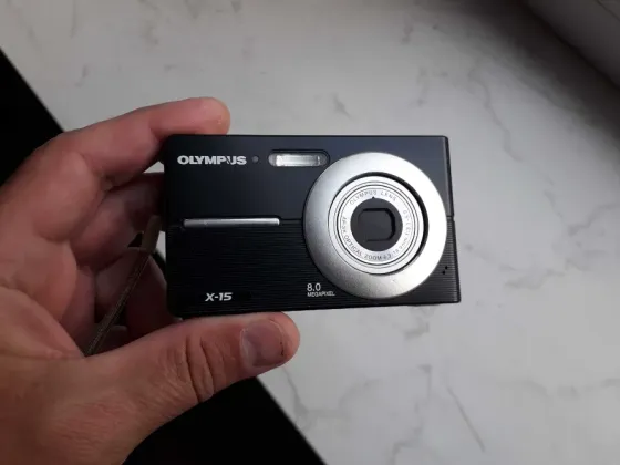 Цифровой фотоаппарат Olympus X-15 + зарядное+карта XD 1Gb+шнур Донецк