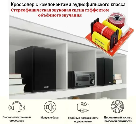 Двухполюсная полочная акустика Denon Донецк
