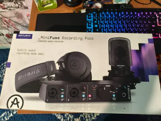 Комплект для звукозаписи Arturia MiniFuse Recording Pack Black Донецк