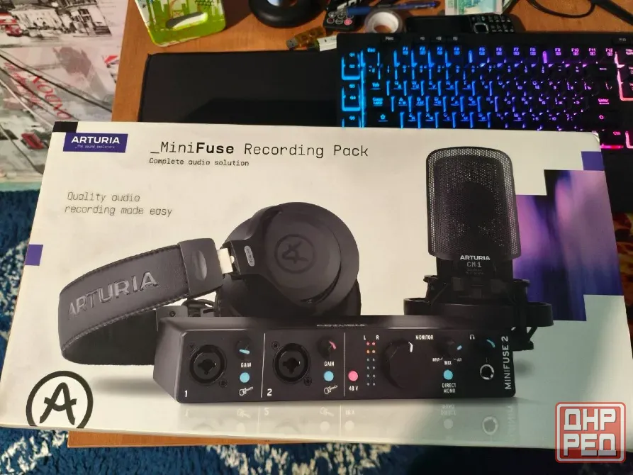 Комплект для звукозаписи Arturia MiniFuse Recording Pack Black Донецк - изображение 2