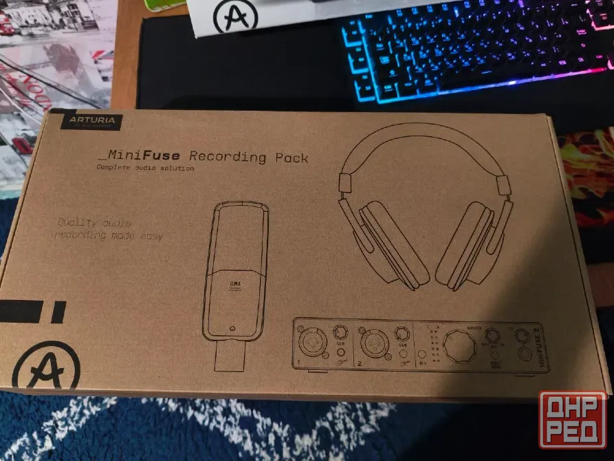 Комплект для звукозаписи Arturia MiniFuse Recording Pack Black Донецк - изображение 3