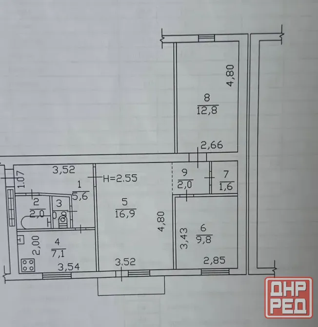 Продам 3ком Ильича 79 Калининский район Донецк - изображение 7