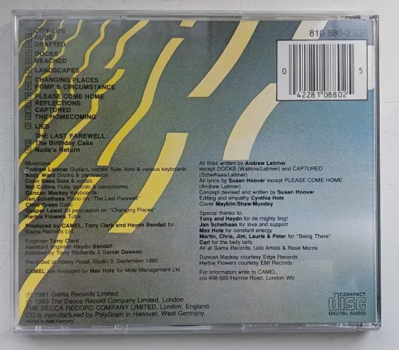 Camel (1981) Nude - CD, фирм. (Germany), Prog.rock Макеевка
