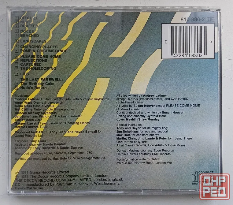 Camel (1981) Nude - CD, фирм. (Germany), Prog.rock Макеевка - изображение 2